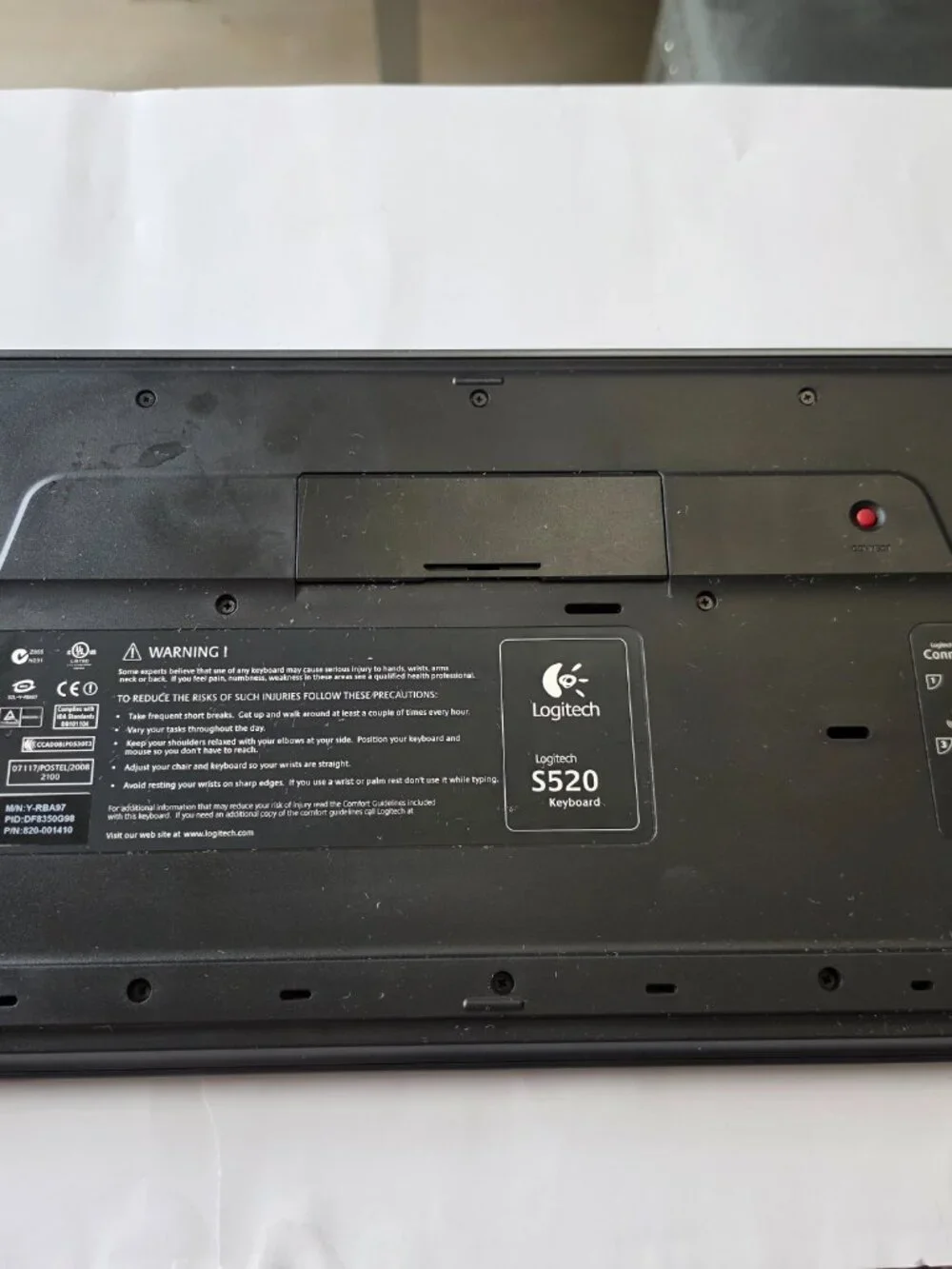 Logitech S520 keyboard only